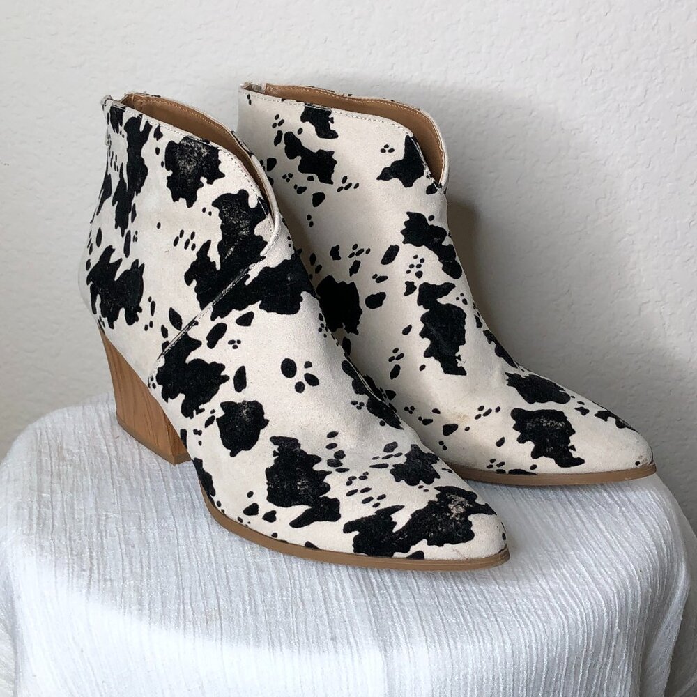 GORGEOUS, "QUPID" FAUX LEATHER ANKLE BOOTS